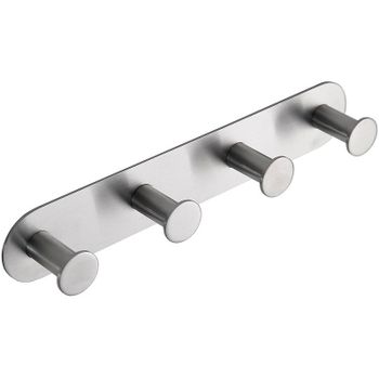 Вешалка для полотенец Bemeta Easy 163106395 Нержавеющая сталь матовая — фото 1, Крючки для полотенец