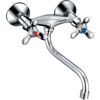 Смеситель для кухни Frap F4612 Хром — фото 1, Смесители для кухни