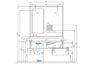 Тумба Aquaton Сакура 60 1A220403SKW80 подвесная Ольха наварра Белый глянец — фото 6, Комоды и тумбы для ванной комнаты