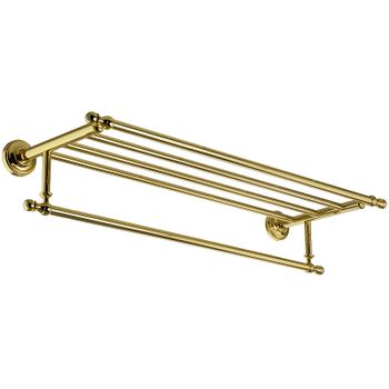 Товар: Полка для полотенец Migliore Mirella 17330 Золото - фото 1 Полка для полотенец Migliore Mirella 17330 Золото — фото 1, Полки для полотенец