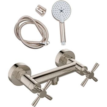 Смеситель для душа Orange Mia M34-320ni Никель — фото 1, Смеситель для душа