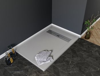 Душевой поддон из искусственного камня Aquanet Delight 140x90 258885 Серый — фото 6, Душевые поддоны из искусственного камня