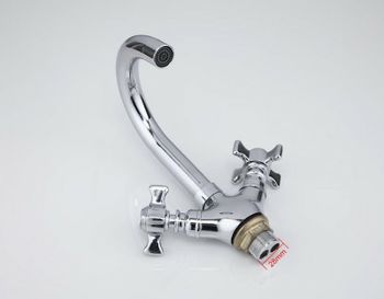 Смеситель для раковины Frap H24 F1324 Хром — фото 2, Смесители для раковины