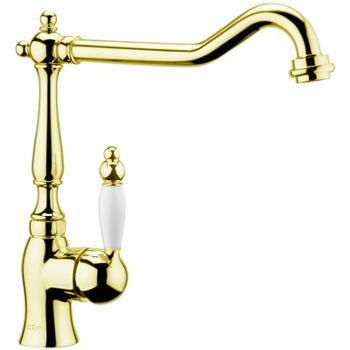 Смеситель для кухни Webert Kitchen Valentino VA920302010 Золото — фото 1, Смесители для кухни