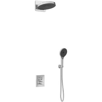 Душевая система Vincea Inspire VSFW-3I21T1CH с термостатом Хром — фото 1, Встраиваемые душевые комплекты