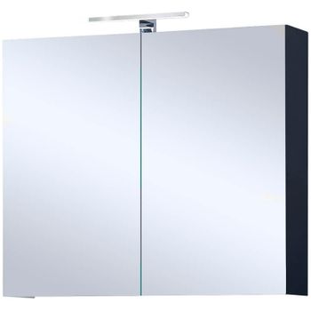 Зеркальный шкаф Orans BC-4023-600 402360З с подсветкой Бархатистый черный — фото 1, Зеркальные шкафы в ванную