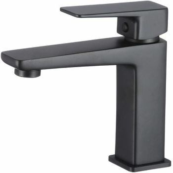 Смеситель для раковины WesnaArt Narcis NAR06-210BL-25100 Черный матовый — фото 1, Смесители для раковины