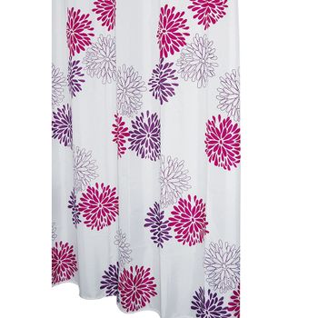 Товар: Штора для ванны Ridder Sandra 180x200 Фиолетовый - фото 1 Штора для ванны Ridder Sandra 180x200 Фиолетовый — фото 1, Шторы для ванной