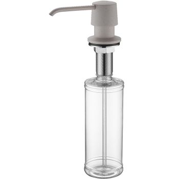 Дозатор для моющего средства Paulmark Sauber D001-328 Бежевый — фото 1, Дозаторы для кухонных моек