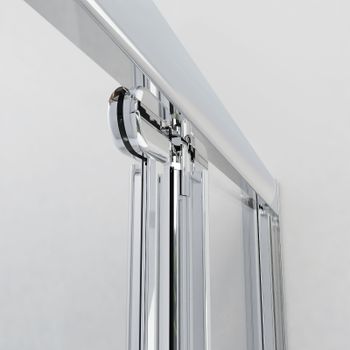 Душевая дверь Vincea Garda 90 VDB-1G900CL профиль Хром стекло прозрачное — фото 5, Складные душевые двери