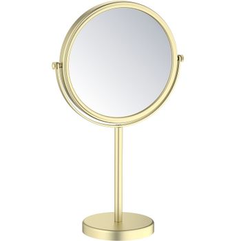 Косметическое зеркало Timo Saona 13274/17 с увеличением Золото матовое — фото 1, Косметические зеркала