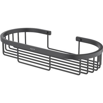 Полка корзина Aquatek AQ4916MB Черная матовая — фото 1, Полки для ванной и душа