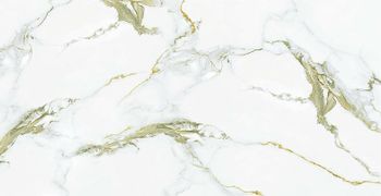 Керамогранит Azario Calacatta Carving Gold H18004002G 60х120 см — фото 1, Керамогранит