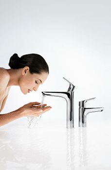 Смеситель для раковины Hansgrohe Focus E2 31608000 Хром — фото 3, Смесители для раковины