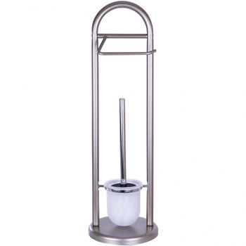 Напольная стойка Ridder Unique 11109457 Хром матовый — фото 1, Стойки - набор держателей