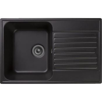 Кухонная мойка Reflection Bolero 74 RF0574BL Черная — фото 1, Кухонные мойки