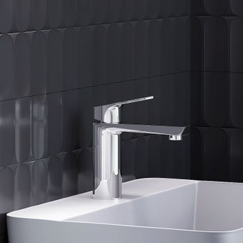 Смеситель для раковины Damixa Merkur 400210000 Хром — фото 3, Смесители для раковины