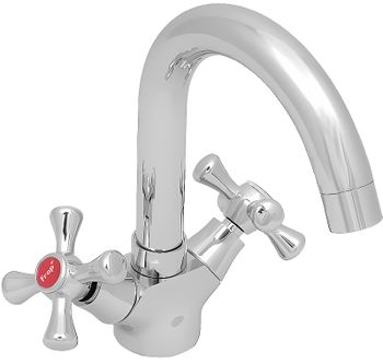 Смеситель для раковины Frap H732 F13732-B Хром — фото 2, Смесители для раковины