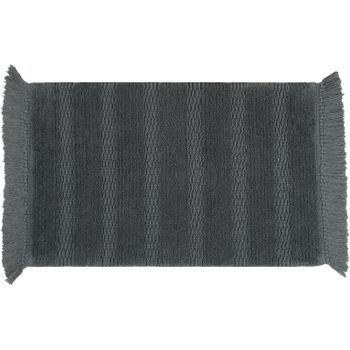 Коврик для ванной комнаты Fixsen Sandal 50х80 FX-8020K Серый — фото 1, Коврики для ванной комнаты
