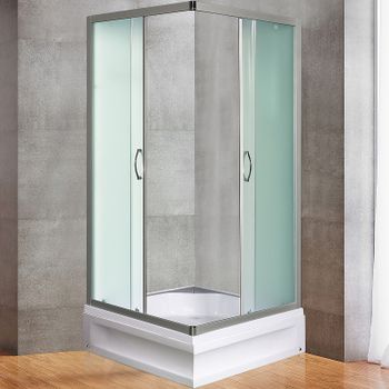 Душевой уголок River Morava 80x80 MT 10000008321 с поддоном — фото 1, Квадратные душевые уголки