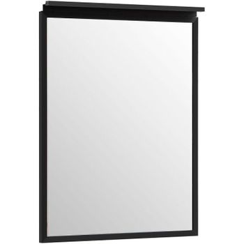 Зеркало Allen Brau Priority 60 1.31013.BB с подсветкой Черный браш — фото 1, Зеркала в ванную комнату