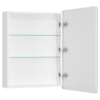 Зеркальный шкаф Aquaton Скай 55 1A238402SY010 Белый — фото 2, Зеркальные шкафы в ванную