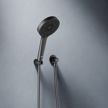 Душевая система Damixa Apollo 947520300 Черная матовая — фото 6, Встраиваемые душевые комплекты