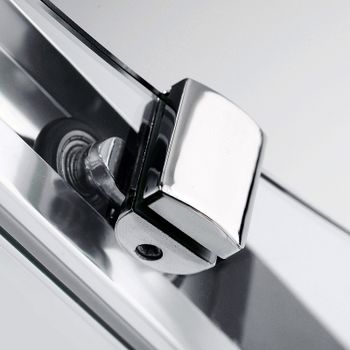 Душевой уголок WasserKRAFT Lippe 90x90 45S03 профиль Хром стекло прозрачное — фото 8, Квадратные душевые уголки