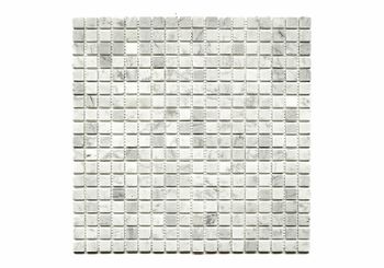 Каменная мозаика Orro Mosaic Stone Bianco Carrara pol. 4мм 30,5х30,5 см — фото 1, Мозаика
