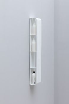 Металлическая полка Aquanet Магнум H 15х100 326460 Белая матовая — фото 6, Полки для ванной и душа