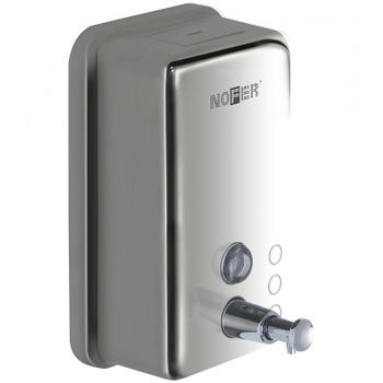 Диспенсер для жидкого мыла Nofer Inox 03041.B Глянцевая нержавеющая сталь — фото 1, Диспенсеры для жидкого мыла