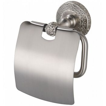 Держатель туалетной бумаги с крышкой ZorG SL AZR 08 SL Серебро — фото 1, Держатели туалетной бумаги