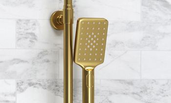 Душевая система WasserKRAFT Aisch A199.262.201.BG Thermo с термостатом Золото матовое — фото 8, Душевые стойки