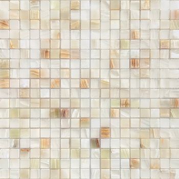 Мозаика Caramelle mosaic Pietrine 7 мм Onice Jade Bianco POL 30,5x30,5 см — фото 1, Мозаика