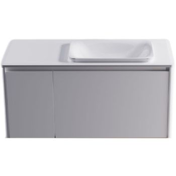 Подвесной шкаф Astra Form Капелла 30 03110003 распашной Белый — фото 1, Шкафы для ванной