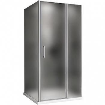 Душевой уголок Abber Sonnenstrand 100х100 AG04100MS-S100M профиль Хром стекло матовое — фото 1, Квадратные душевые уголки