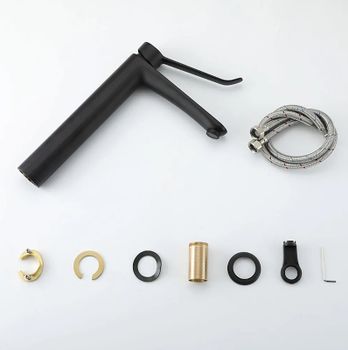 Смеситель для раковины Gappo G21-6 G1021-26 Черный матовый — фото 13, Смесители для раковины