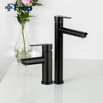 Смеситель для раковины Frap F10801-6 Черный матовый — фото 7, Смесители для раковины