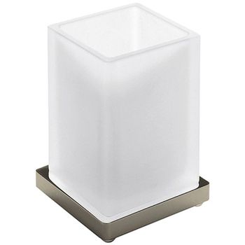 Стакан для зубных щеток Colombo Design Look B1641.HPS1-VAN Нержавеющая сталь — фото 1, Стаканы для зубных щеток