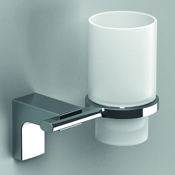 Стакан для зубных щеток Sonia Eletech 113989 Хром — фото 2, Стаканы для зубных щеток