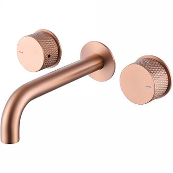 Смеситель для раковины Abber Wasser Kreis AF81122MRG Розовое золото матовое — фото 1, Смесители для раковины