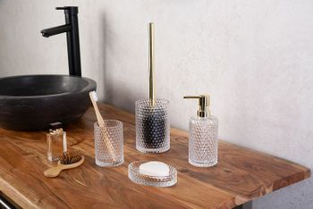 Стакан для зубных щеток Ridder Sherine 2166100 Прозрачный — фото 2, Стаканы для зубных щеток