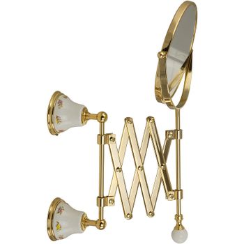 Косметическое зеркало Migliore Provance 17695 с увеличением Золото — фото 3, Косметические зеркала