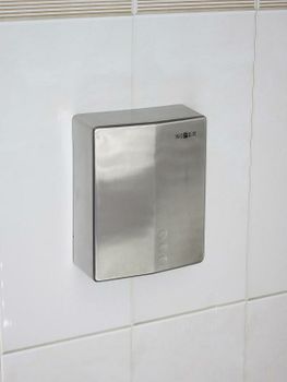 Сушилка для рук Nofer Big Flow Evo 01481.S Нержавеющая сталь матовая — фото 3, Сушилки для рук