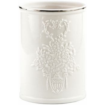 Стакан для зубных щеток WasserKRAFT Rossel K-5728 Белый — фото 1, Стаканы для зубных щеток