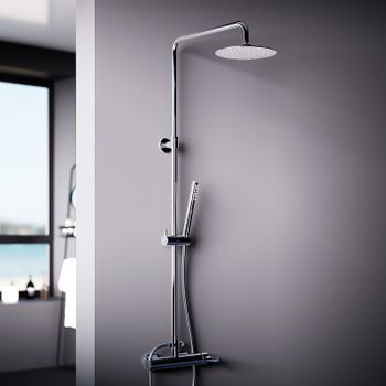 Душевая система Damixa Scandinavian Pure 936710000 Хром — фото 2, Душевые стойки