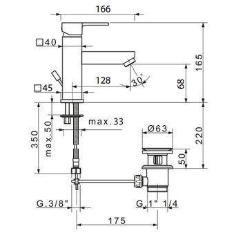 Смеситель для раковины Migliore Kvant 18779 Хром — фото 4, Смесители для раковины