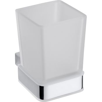 Стакан для зубных щеток Bemeta Via 135011012 Хром — фото 1, Стаканы для зубных щеток