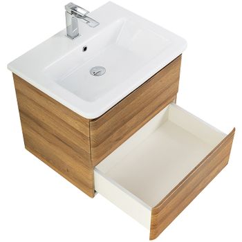 Тумба под раковину BelBagno 60 ALBANO-CER-600-2C-SO-RR подвесная Rovere Rustico — фото 4, Тумбы под раковину