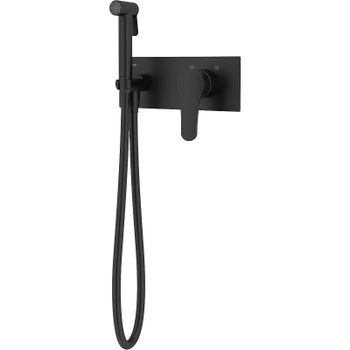 Гигиенический душ со смесителем Teska Elsa Pro BTK6408 Черный матовый — фото 1, Гигиенические души